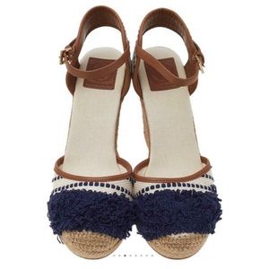Tory Burch Shaw Espadrille Wedge (90mm)